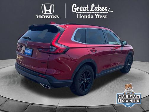 Radiant Red Metallic 2025 Honda CR-V Hybrid Sport AWD