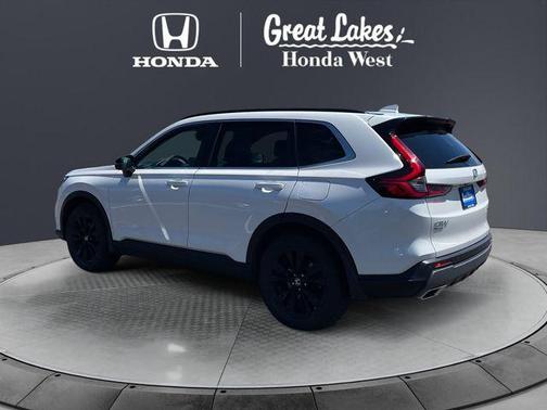 Platinum White Pearl 2025 Honda CR-V Hybrid Sport Touring AWD