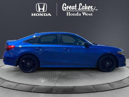 Aegean Blue Metallic 2022 Honda Civic Sport
