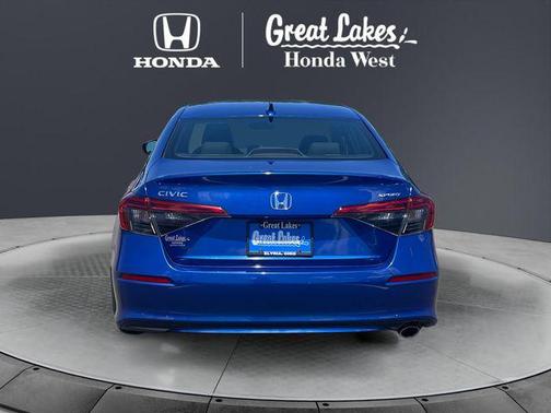 Aegean Blue Metallic 2022 Honda Civic Sport