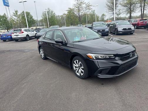 Crystal Black Pearl 2024 Honda Civic LX