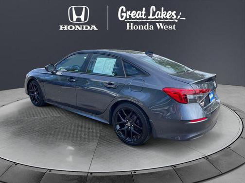 Meteorite Gray Metallic 2024 Honda Civic Sport