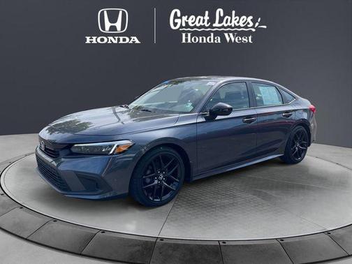 Meteorite Gray Metallic 2024 Honda Civic Sport