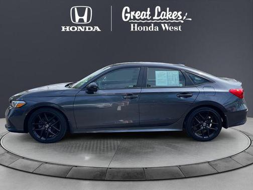 Meteorite Gray Metallic 2024 Honda Civic Sport