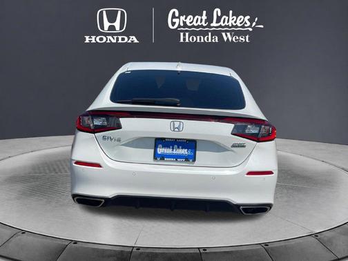 Platinum White Pearl 2024 Honda Civic Sport Touring