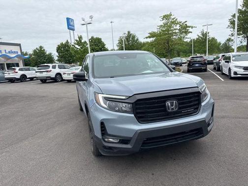 Sonic Gray Pearl 2023 Honda Ridgeline Black