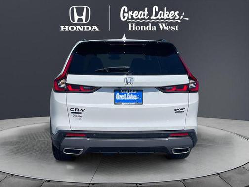 Platinum White Pearl 2026 Honda CR-V Hybrid Sport Touring AWD