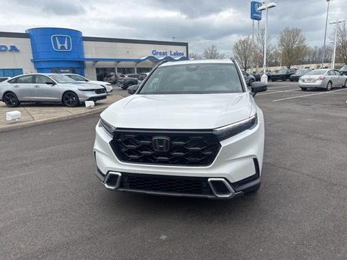 Platinum White Pearl 2026 Honda CR-V Hybrid Sport Touring AWD