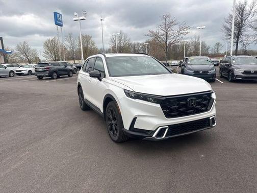 Platinum White Pearl 2026 Honda CR-V Hybrid Sport Touring AWD