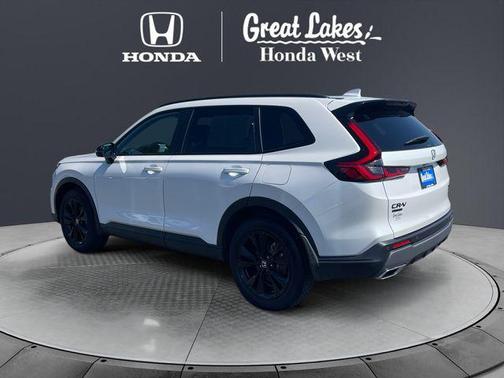 Platinum White Pearl 2026 Honda CR-V Hybrid Sport Touring AWD