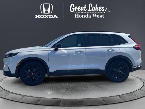 Platinum White Pearl 2026 Honda CR-V Hybrid Sport Touring AWD