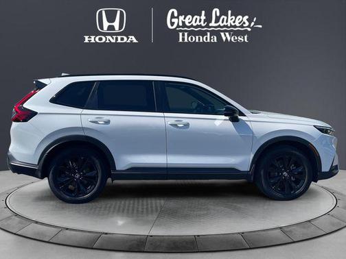 Platinum White Pearl 2026 Honda CR-V Hybrid Sport Touring AWD