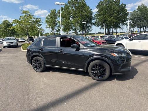 Crystal Black Pearl 2024 Honda HR-V AWD Sport