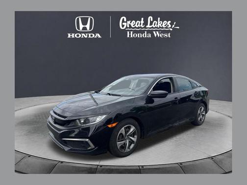 Crystal Black Pearl 2021 Honda Civic LX