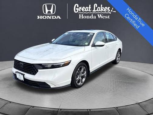 Platinum White Pearl 2024 Honda Accord EX