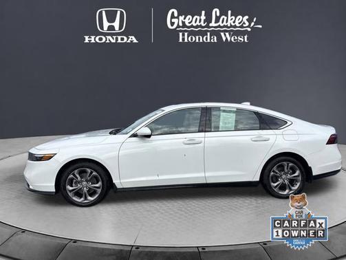 Platinum White Pearl 2024 Honda Accord EX