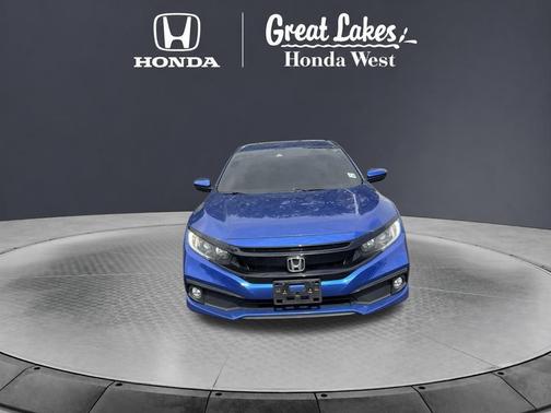 Aegean Blue Metallic 2021 Honda Civic Sport
