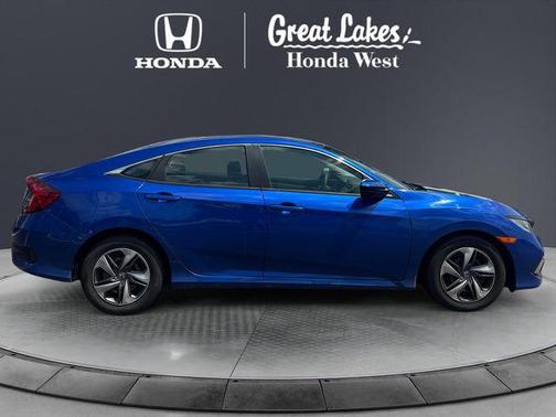 Aegean Blue Metallic 2020 Honda Civic LX