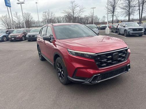 Radiant Red Metallic 2025 Honda CR-V Hybrid Sport AWD