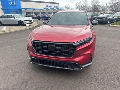 Radiant Red Metallic 2025 Honda CR-V Hybrid Sport AWD
