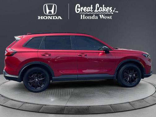 Radiant Red Metallic 2025 Honda CR-V Hybrid Sport AWD
