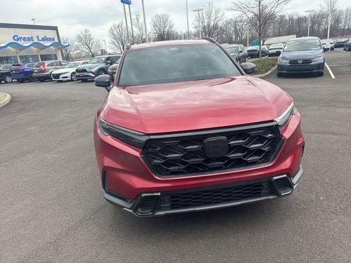 Radiant Red Metallic 2025 Honda CR-V Hybrid Sport AWD
