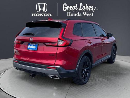 Radiant Red Metallic 2025 Honda CR-V Hybrid Sport AWD