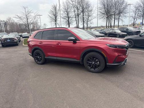 Radiant Red Metallic 2025 Honda CR-V Hybrid Sport AWD