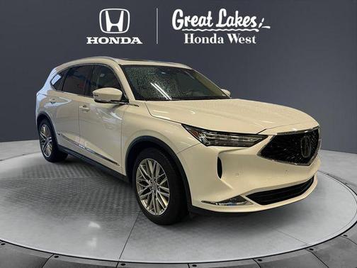 Platinum White Pearl 2023 Acura MDX Advance Package