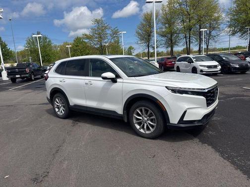 Platinum White Pearl 2023 Honda CR-V EX