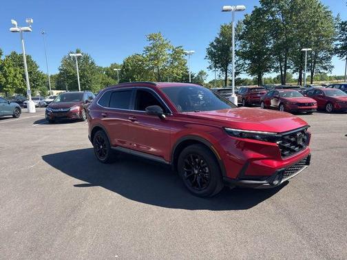 Radiant Red Metallic 2025 Honda CR-V Hybrid Sport AWD