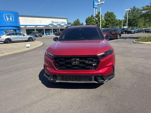Radiant Red Metallic 2025 Honda CR-V Hybrid Sport AWD