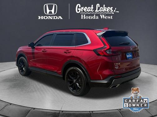 Radiant Red Metallic 2025 Honda CR-V Hybrid Sport AWD