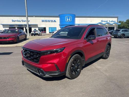 Radiant Red Metallic 2025 Honda CR-V Hybrid Sport AWD