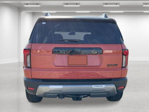 Sunset Orange 2026 Honda Passport AWD TrailSport Elite Blackout