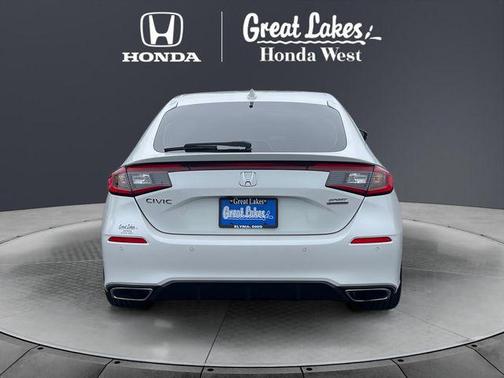 Platinum White Pearl 2024 Honda Civic Sport Touring