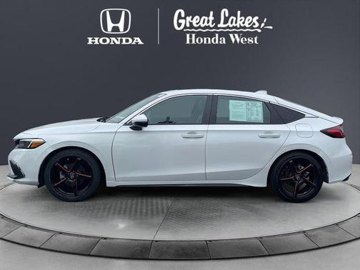 Platinum White Pearl 2024 Honda Civic Sport Touring