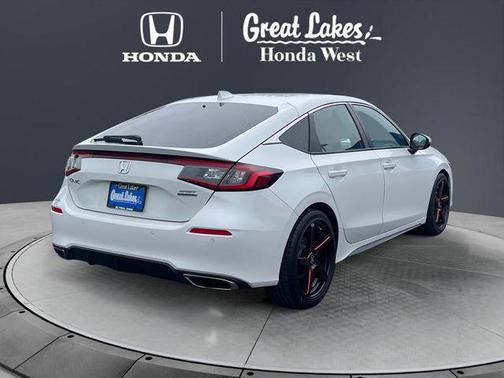 Platinum White Pearl 2024 Honda Civic Sport Touring