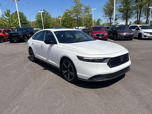 Platinum White Pearl 2024 Honda Accord Hybrid Sport