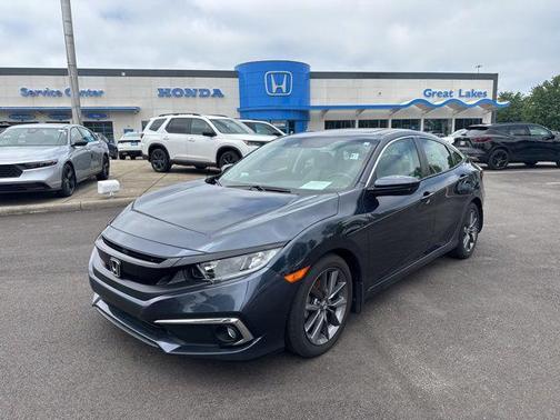 Cosmic Blue Metallic 2021 Honda Civic EX