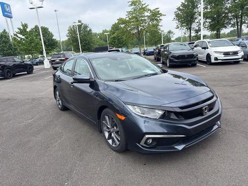 Cosmic Blue Metallic 2021 Honda Civic EX