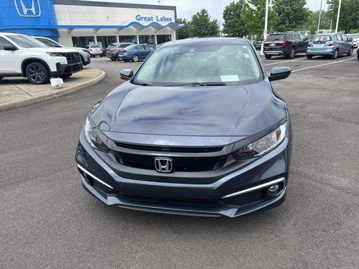Cosmic Blue Metallic 2021 Honda Civic EX