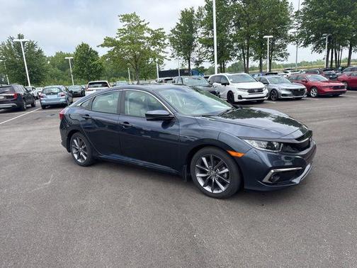 Cosmic Blue Metallic 2021 Honda Civic EX