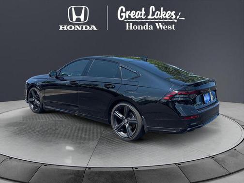 Crystal Black Pearl 2025 Honda Accord Hybrid Sport-L