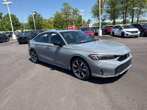 Urban Gray Pearl 2025 Honda Civic Hybrid Sport