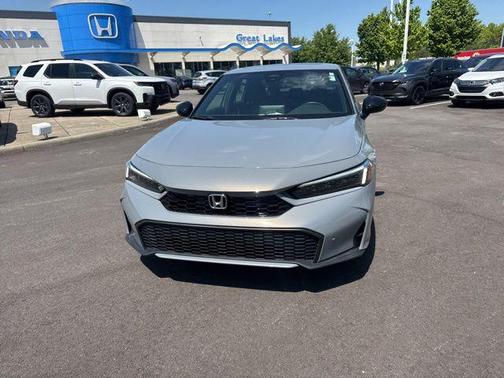 Urban Gray Pearl 2025 Honda Civic Hybrid Sport