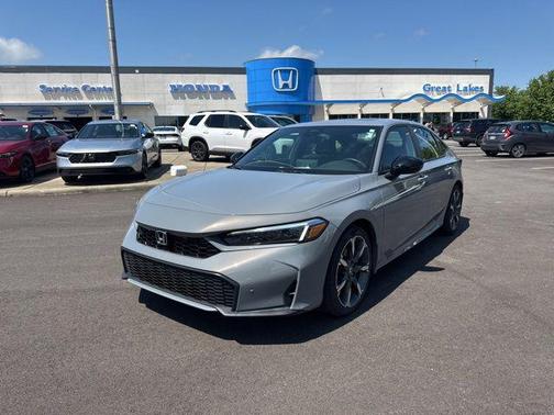 Urban Gray Pearl 2025 Honda Civic Hybrid Sport