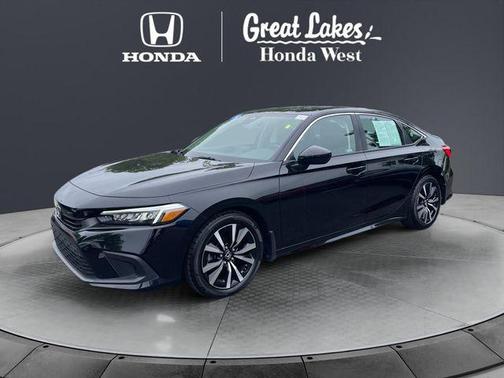 Crystal Black Pearl 2022 Honda Civic EX