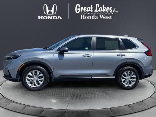 Solar Silver Metallic 2025 Honda CR-V LX AWD
