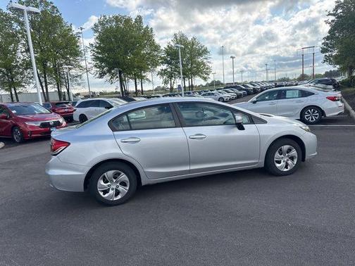 Alabaster Silver Metallic 2015 Honda Civic LX